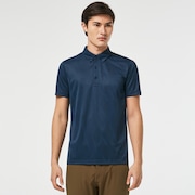 Enhance SS Polo Jacquard 12.0 - Deep Blue