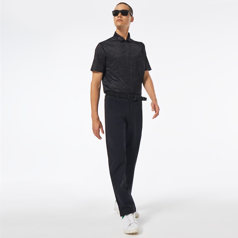 Oakley Reduct Polo - Geometric Print Black