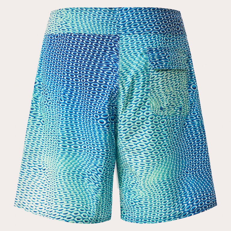 Cosmic Tides 18" Boardshort - Bubble Ellipse Green/Blue