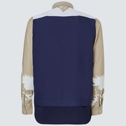 Skull Frequent Ls Shirts 4.0 - Ad White/Navy