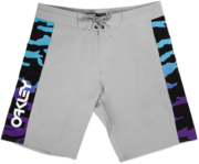 Bermuda Para Água Mark II Mesh Out Block - Stone Gray
