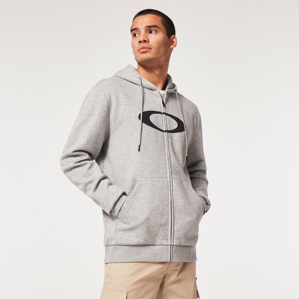Oakley Ellipse Full Zip Hoodie in New Granite Hthr | Oakley® US