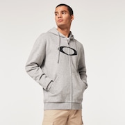 Oakley Ellipse Full Zip Hoodie in New Granite Hthr | Oakley® US