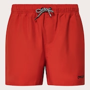 Beach Volley 16" Beachshort - Flame Red