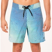 Cosmic Tides 18" Boardshort - Bubble Ellipse Green/Blue