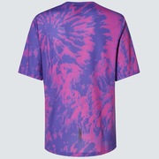 Ride Free Ss Jersey - Purple Mountain Td Print