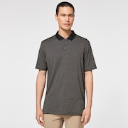 Oakley Jacquard Stripe Polo - Blackout