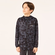 Enhance Knit Hoody Jacket Ytr 7.0 - Black Print
