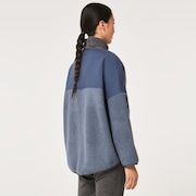 Radiant Fluffy Boa Jacket 4.0 - Dark Aqua