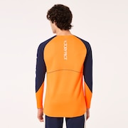 Maven Scrub LS Jersey - Orange/Blue