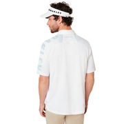 Graphic Logo Sleeves Polo - White