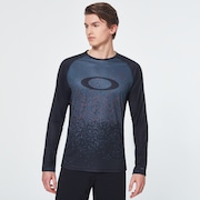 Oakley MTB LS Tech Tee in Gray Pixel Print | Oakley® | Official