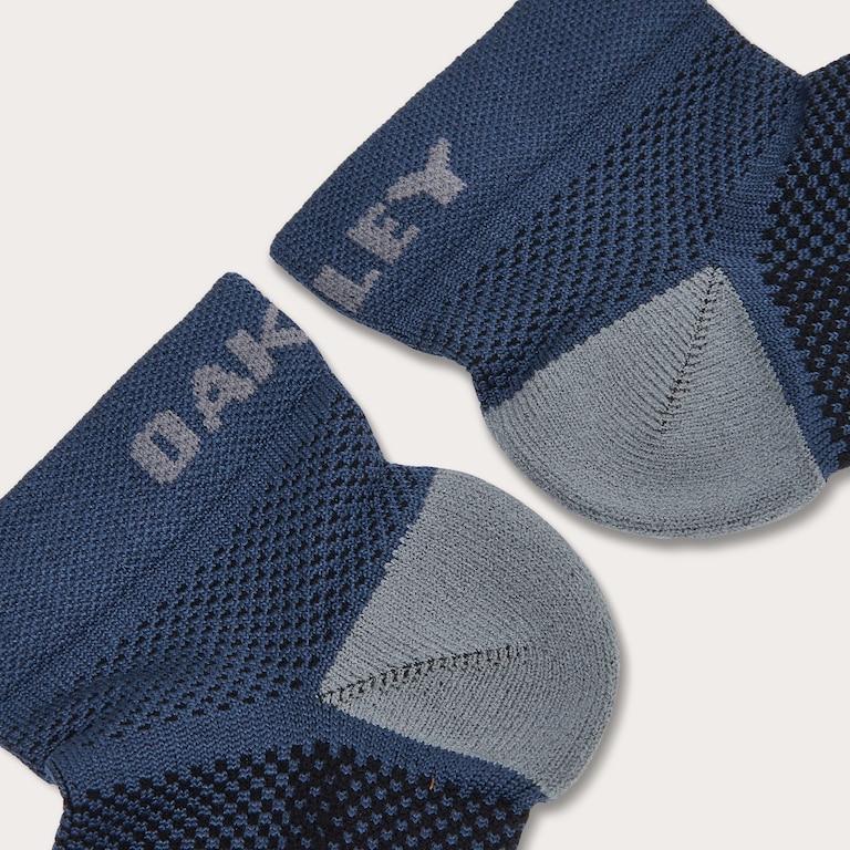 Ribbed Ellipse Short Socks - Fathom