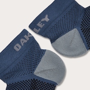 Ribbed Ellipse Short Socks - Fathom
