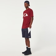 Ellipse Nebula Tee - Iron Red