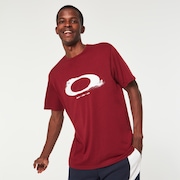 Ellipse Nebula Tee - Iron Red