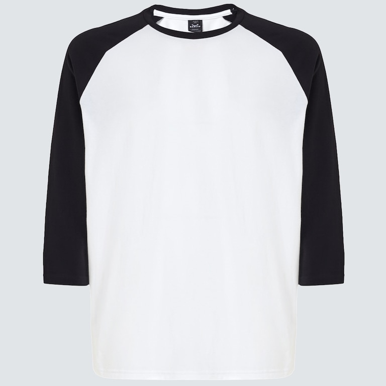 Relax Raglan 3/4 Tee - Off White/Black