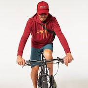 The Post Po Hoodie - Iron Red