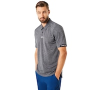 Aero Ellipse Polo - Athletic Heather Gray