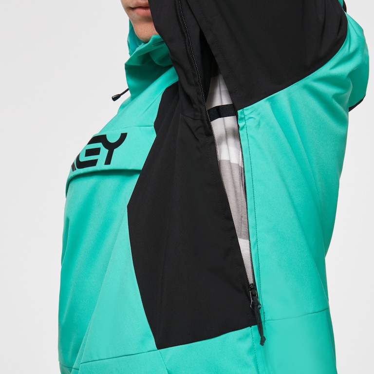 TNP Insulated Anorak - Blackout/Light Emerald