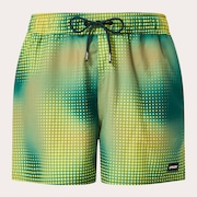 Sand Pixel Rc 16" Beachshort - Organic Spots Green