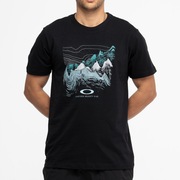 Camiseta Oakley Outline Mountains - Blackout