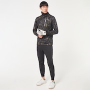 Oakley Crack Mx Hi-Neck Ls Shirt - Black Print