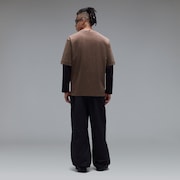 Reverse World Tee - Dark Umber