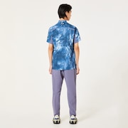 Skull Bold Omble Mock - Blue Storm Print