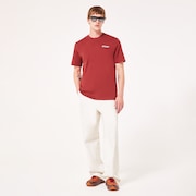 Mtl Ringed B1B Tee - Iron Red