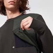 Oakley® Definition Tech Crew Fleece - Dark Olive Green