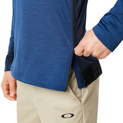 Knockdown Mixed Fleece Crew - Dark Blue