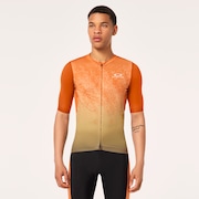 Endurance Dazzle Camo Jersey - Orange/Green Pixel Pt