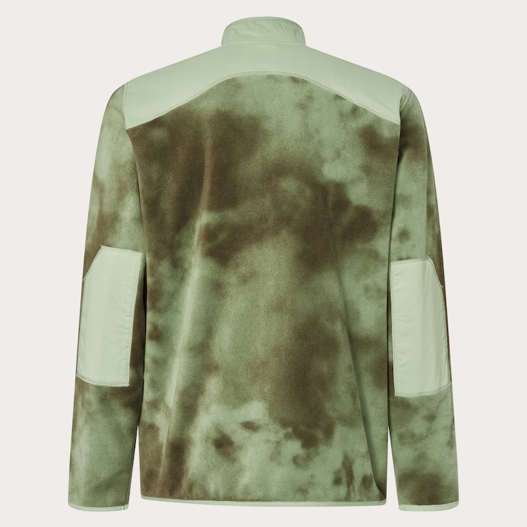 Tc Rykkinn Rc Fleece - Green Clouds Print