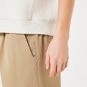 Elastic Waist Chino Pant - Pebble