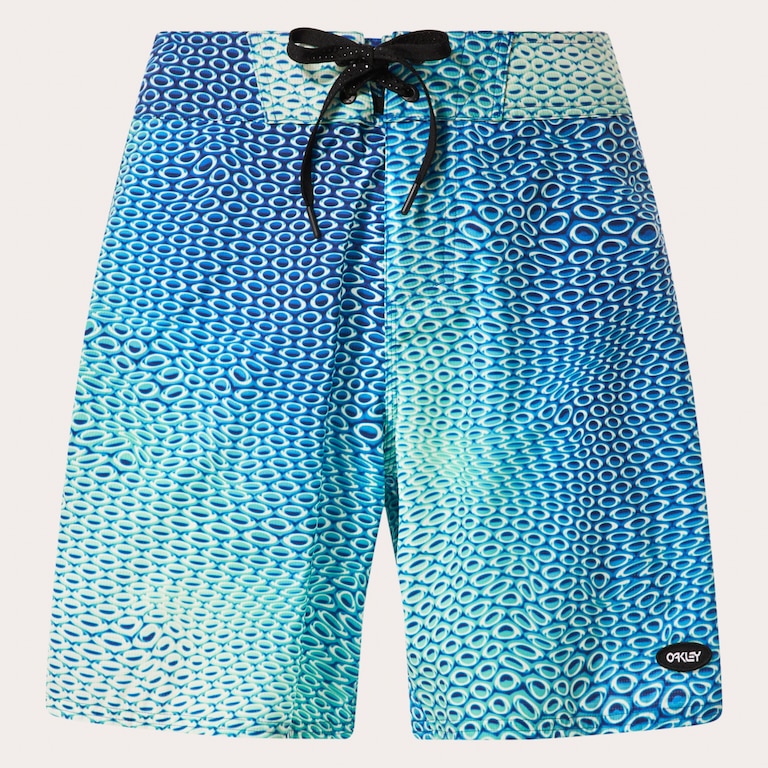 Cosmic Tides 18" Boardshort - Bubble Ellipse Green/Blue