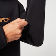 Tc Stretch Logo Hoodie - Blackout