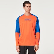 Factory Pilot Mtb LS Jersey - Scarlet Ibis