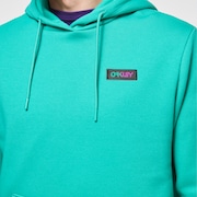 Gradient B1B Patch Hoodie - Light Emerald