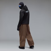 Wintertide Scratched Hoodie - Pitch Black