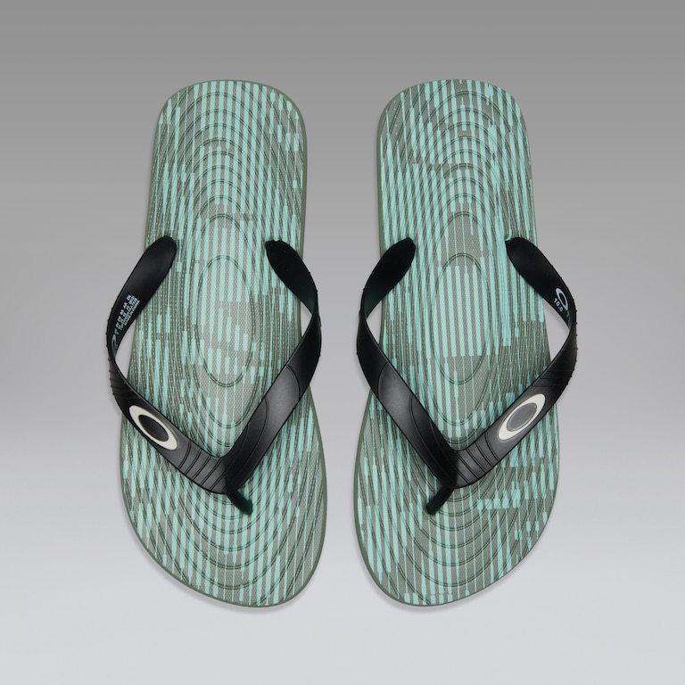 Catalina Flip Flop - Faded Green Hibiscus Str