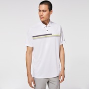 Oakley Hexsplit Stripe RC Polo - White
