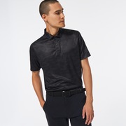 Oakley Reduct Polo - Geometric Print Black