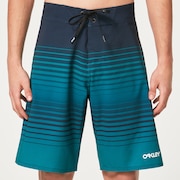 Fade Out 21" Rc Boardshort - Green/Fathom Stripes