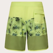 Session Rc 19" Boardshort - 3D Flower Light Green