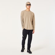 Enhance Qd LS Tee Slv Evo 4.7 - Pebble
