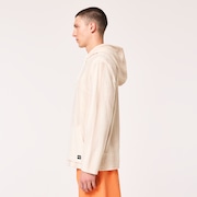 Dawny 1/4 Zip Hoodie - Humus Zig-Zag Print