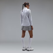 Elevate Color Block LS Shirt - White