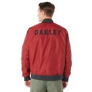 Street Bomber Jacket - Iron Red