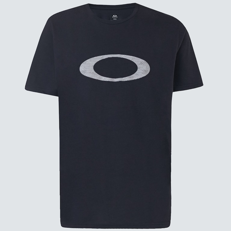 Embossed Ellipse Tee - Blackout